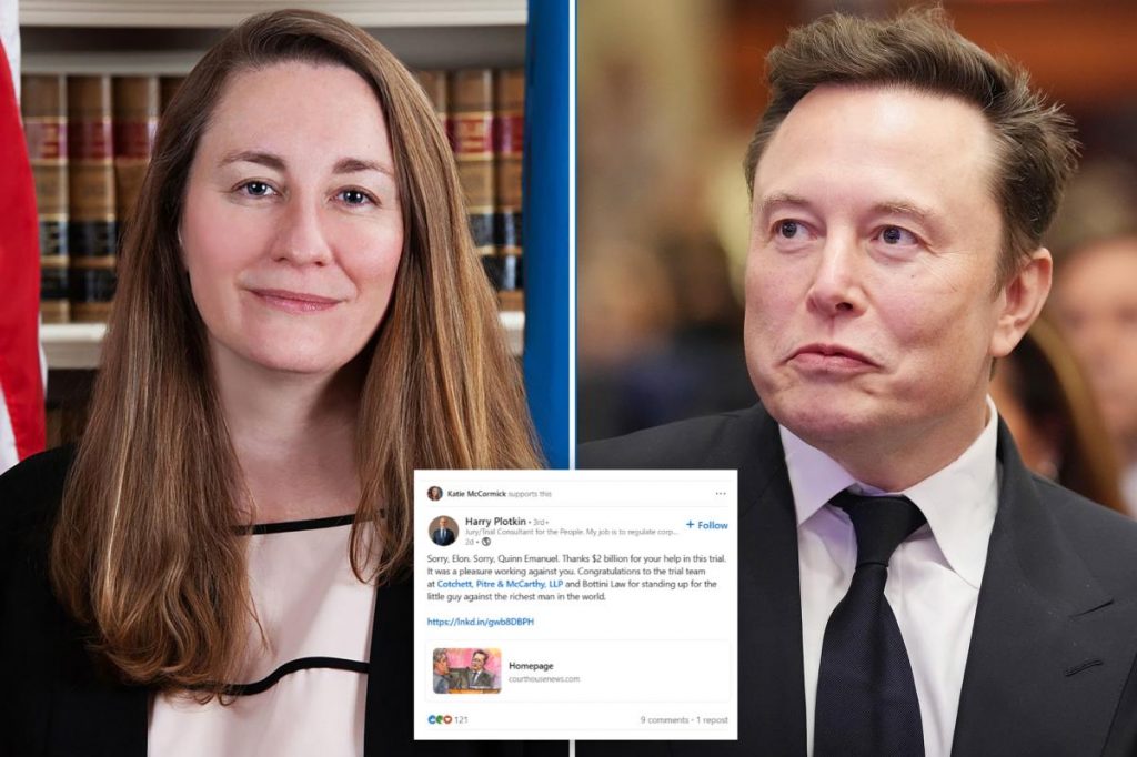 Elon Musk demands judge's recusal over 'support' of LinkedIn post that mocked him after $2B verdict
