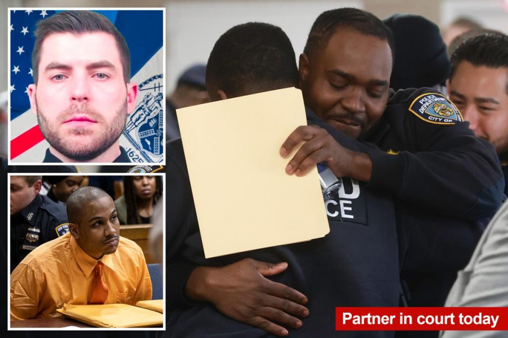 Goon seen smirking on bodycam after gunning down NYPD hero Jonathan Diller — as fellow cop breaks down on witness stand Goon seen smirking on bodycam after gunning down NYPD hero Jonathan Diller -- as fellow cop breaks down on witness stand
