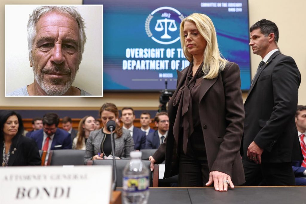 House Oversight Committee votes to subpoena AG Pam Bondi over Jeffrey Epstein files