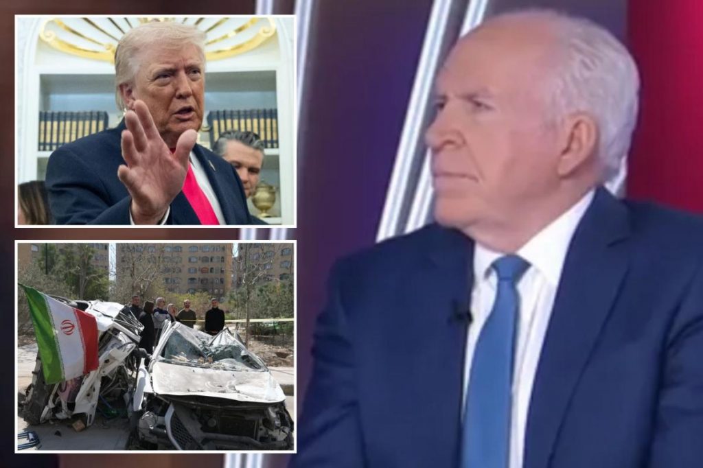 John Brennan slammed for saying he believes Iran more than Trump
