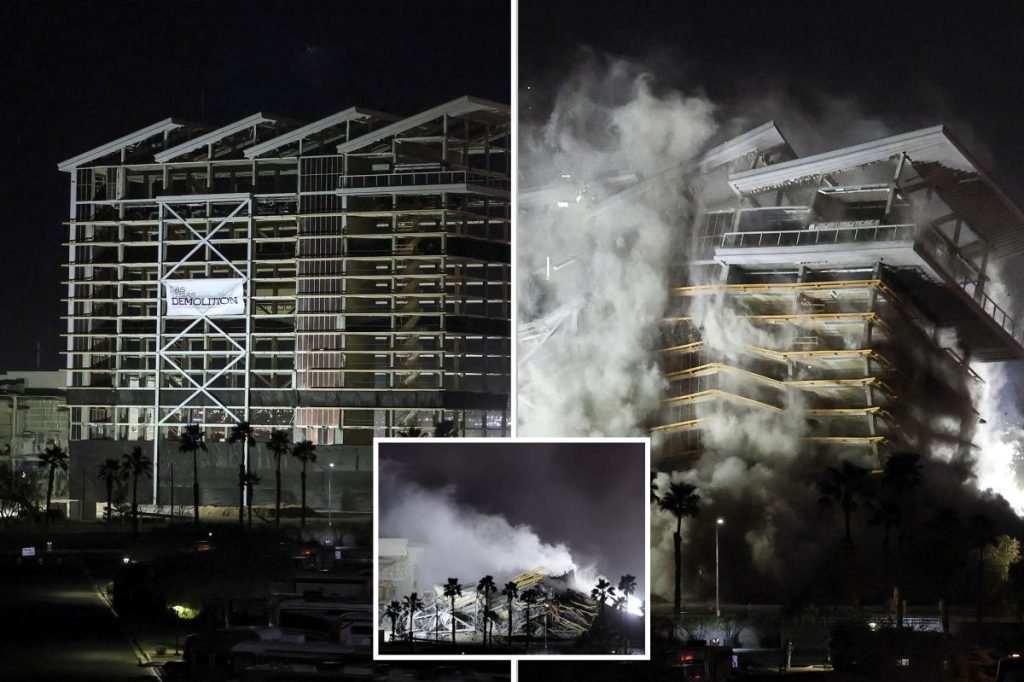 Las Vegas hotel-casino that closed during COVID is destroyed
