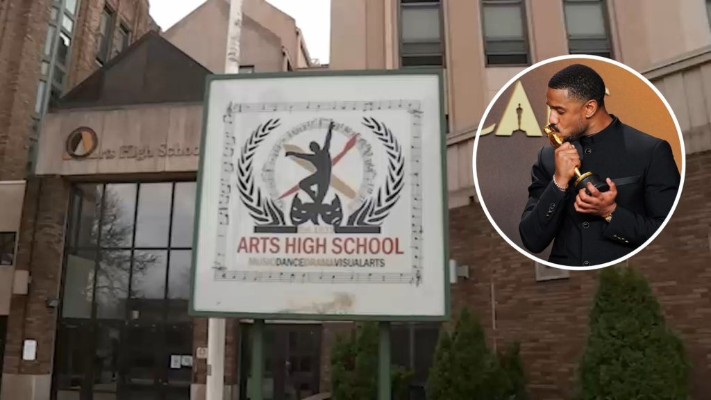 Michael B Jordan Oscar win for Best Actor echoes from Hollywood to Newark, Arts High School