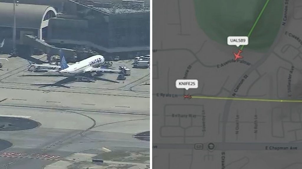 Military helicopter crossed in front of United flight approaching John Wayne airport: FAA