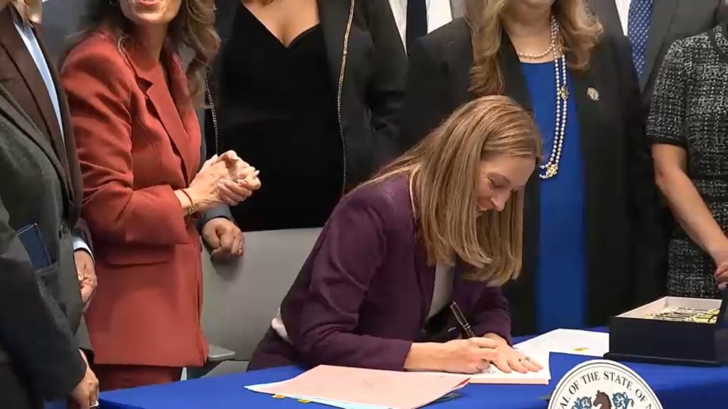 NJ Gov. Mikie Sherrill signs law banning law enforcement from wearing masks in New Jersey
