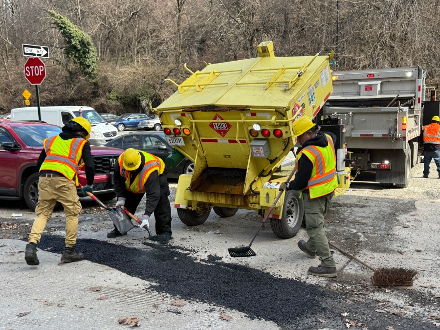 NYC launches weekend ‘pothole blitz’ as drivers complain about road damage NYC launches weekend ‘pothole blitz’ as drivers complain about road damage