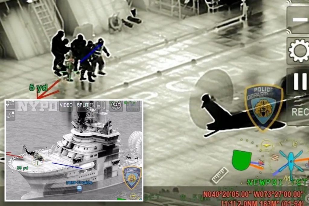 NYPD Aviation Unit lands on ship, makes heart-stopping rescue of man at sea