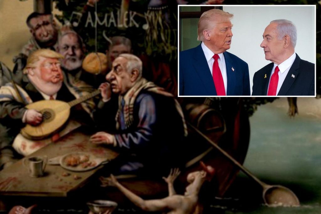 Politico yanks cartoon of blood-covered Trump and Netanyahu Politico yanks cartoon of blood-covered Trump and Netanyahu