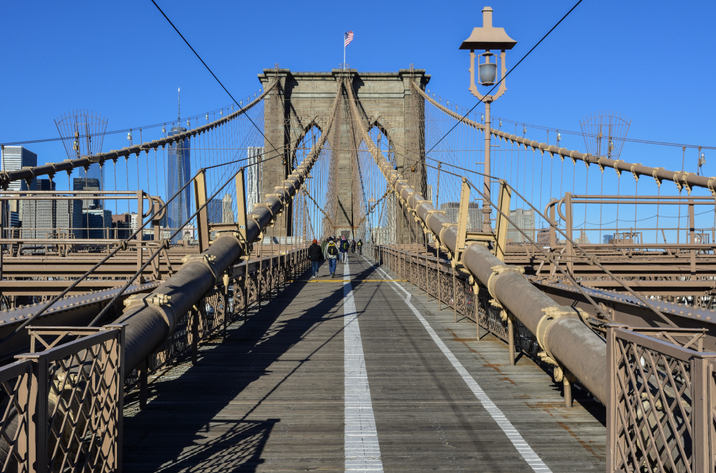 The Brooklyn Bridge in NYC is Getting Separate Entrances for Cyclists and Pedestrians