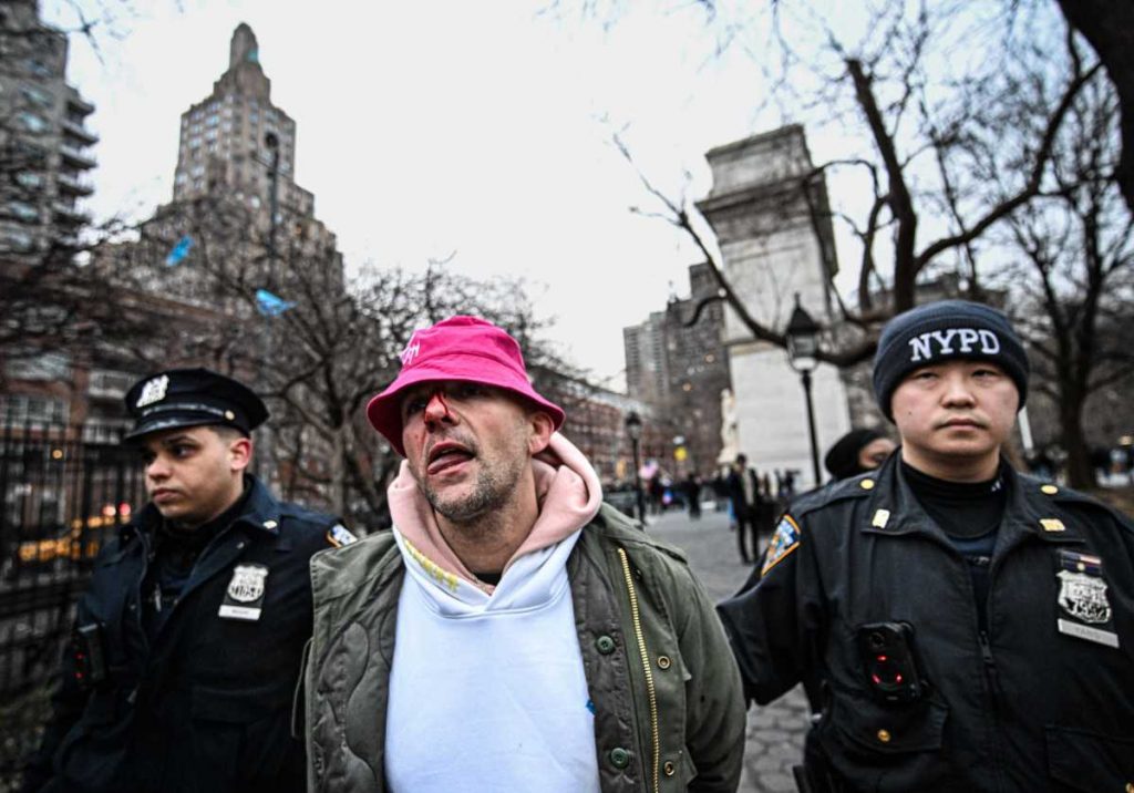 Washington Square Park chaos: Protesters clash over Iran air strikes and ayatollah’s death; far-right influencer exhibits anti-Muslim hate