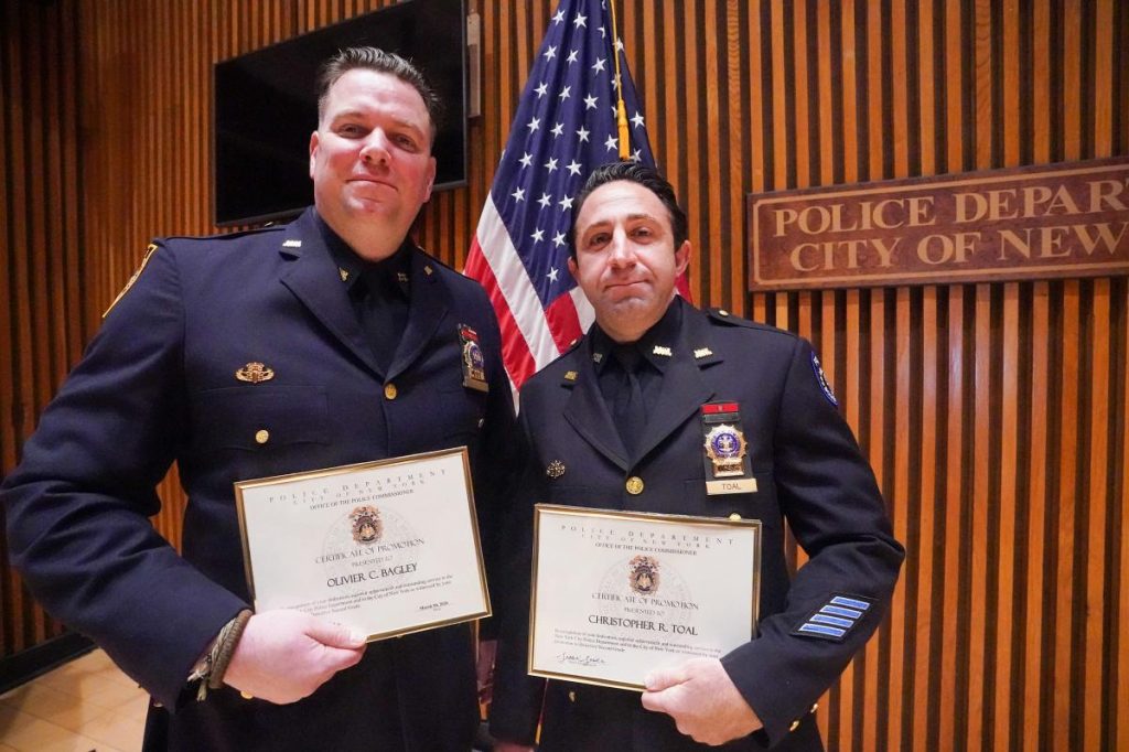 2 NYPD Bomb Squad detectives, Marine Corps vets reflect on shared ‘bond’ as they’re promoted together 2 NYPD Bomb Squad detectives, Marine Corps vets reflect on shared 'bond' as they're promoted together