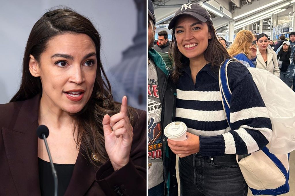 AOC enjoys Yankees game from suite during shutdown