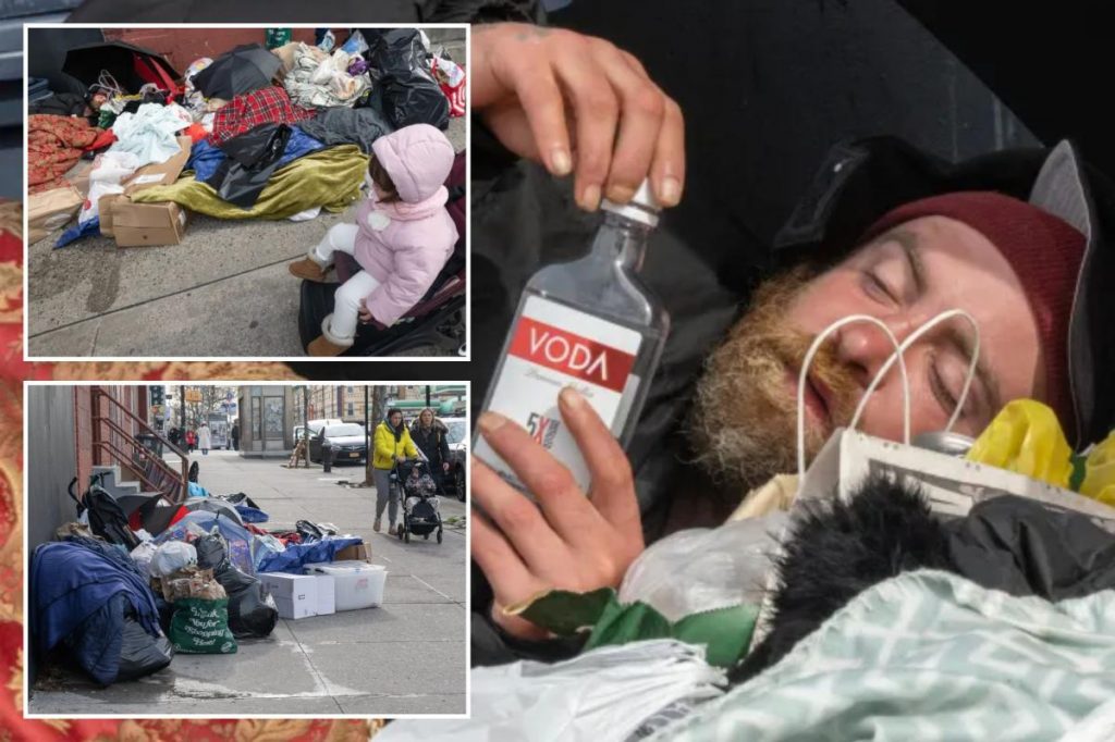 Boozy homeless honeymooners have sex on street in Mamdani's beloved Astoria -- and cops can't stop them