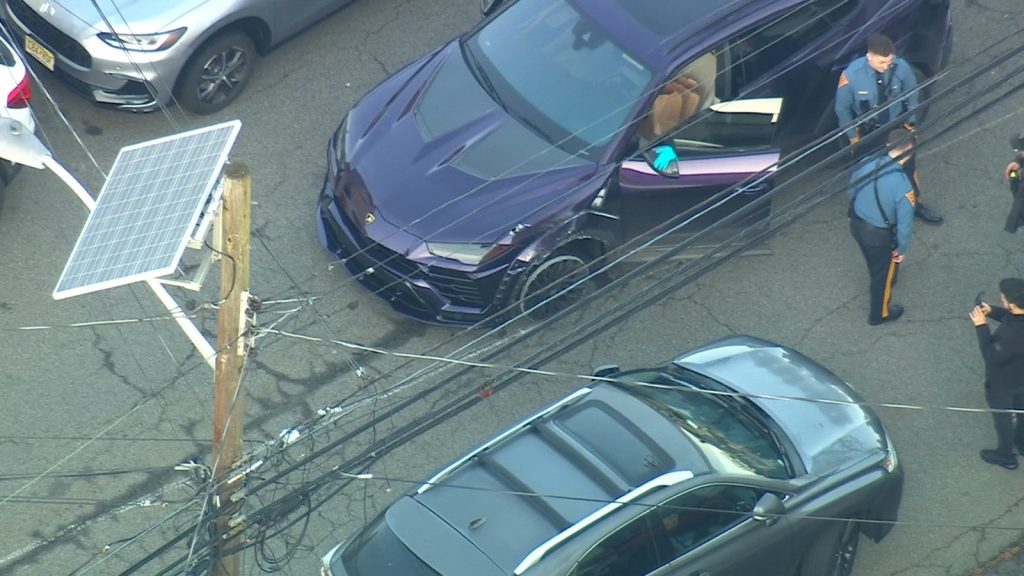 Driver arrested following police chase of stolen Lamborghini in New Jersey
