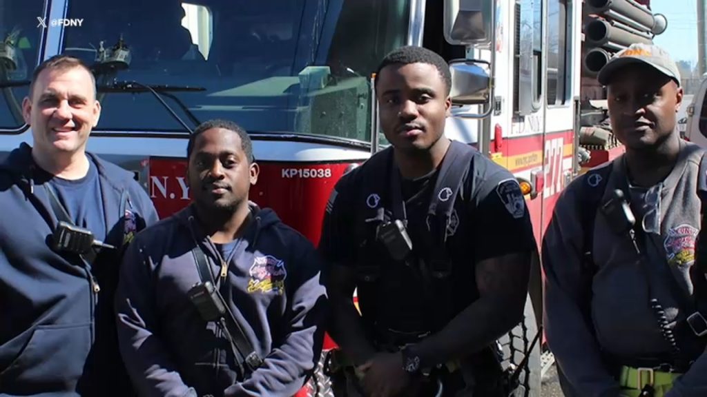 FDNY firefighters save stillborn baby's life after helping mom give birth in Bushwick, Brooklyn