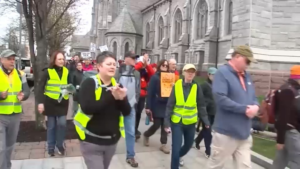 Faith community marks Good Friday with pilgrimage from Montclair Delaney Hall in Newark, NJ to show support for detainees