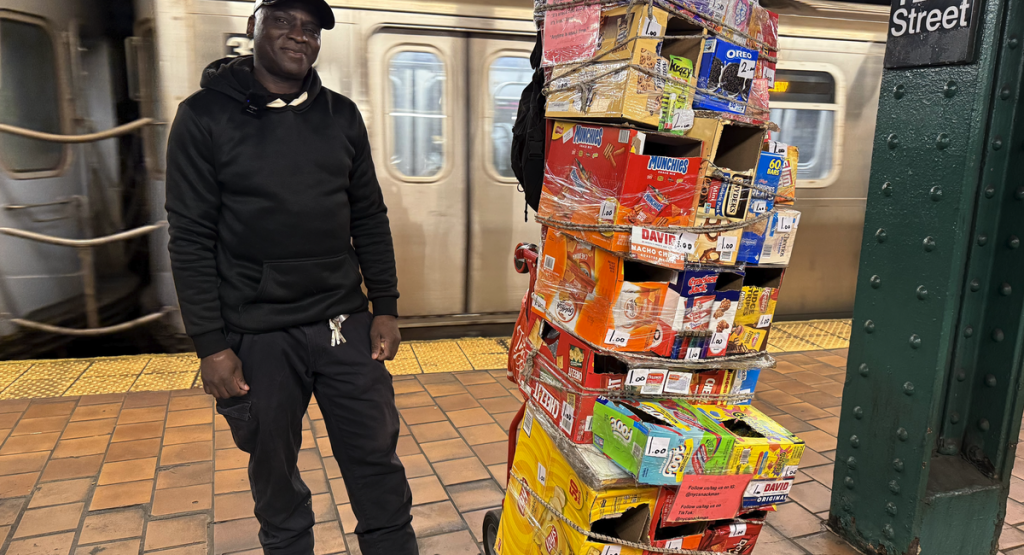 I spent the day riding the A train with New York City’s ‘Snackman’