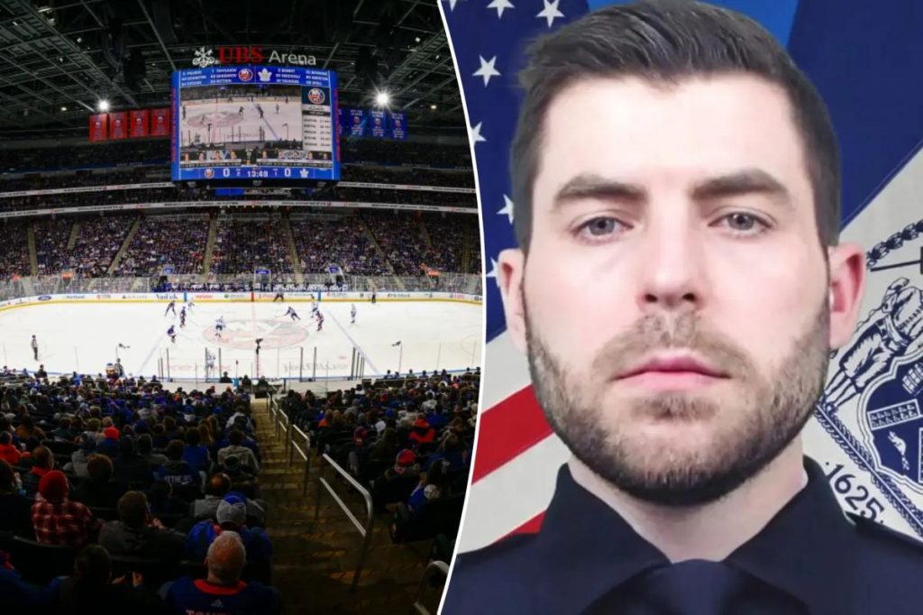 Islanders honor slain NYPD officer Jonathan Diller