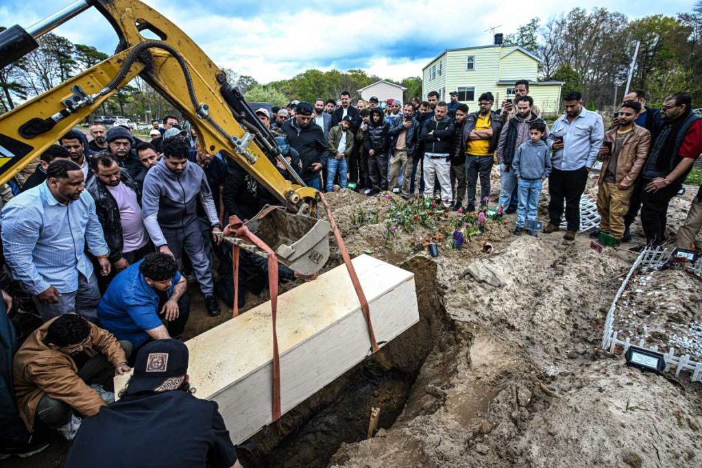 Laid to rest: Family of murdered East Village bodega worker say their goodbyes at emotional funeral