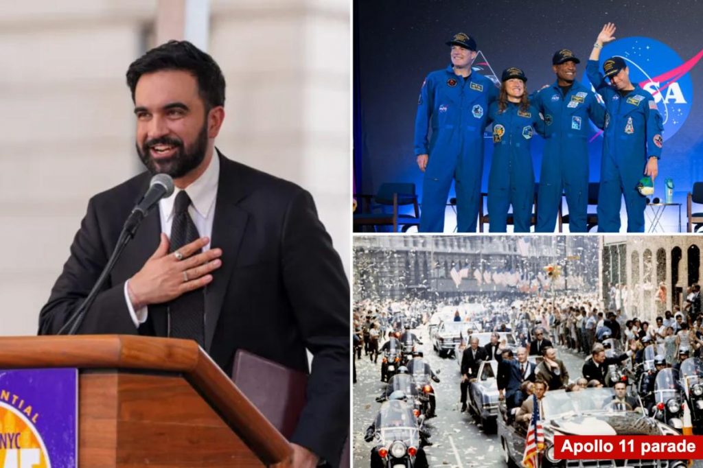 Mamdani considering ticker-tape parade for Artemis II crew