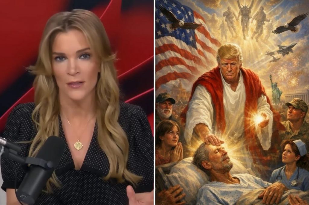 Megyn Kelly calls Trump's Jesus image 'blasphemous' and 'inappropriate'