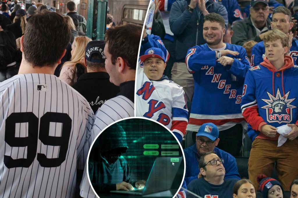 New York Yankees, Rangers fans at risk of password breach: study