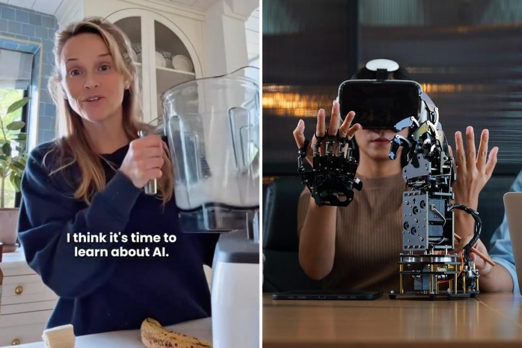 Reese Witherspoon warns AI is three times more likely to replace women
