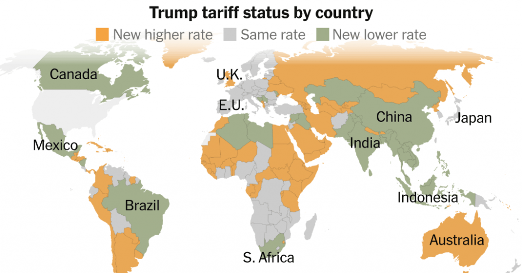Trump Tariff Tracker: Latest Rates on Countries and Products