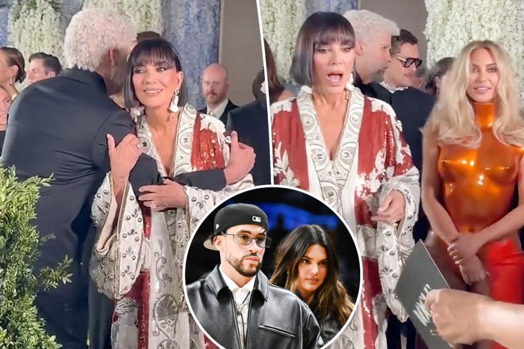 Bad Bunny’s awkward run-in with ex Kendall Jenner’s mom Kris, sister Kim at Met Gala 2026 Bad Bunny's awkward run-in with ex Kendall Jenner's mom Kris, sister Kim at Met Gala 2026