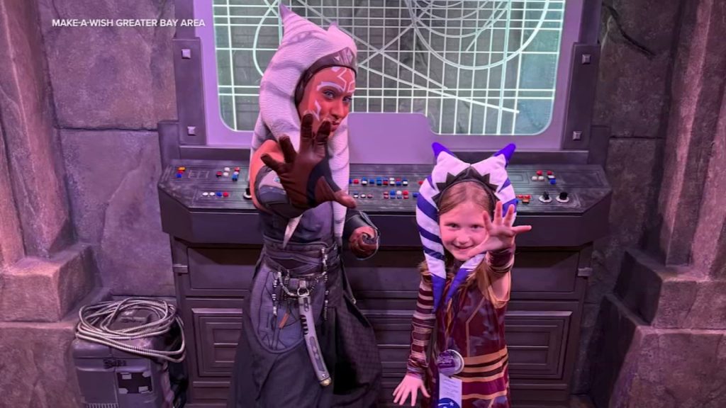 Bay Area Make-A-Wish kid Graysen Hooper called by 'the force' to defeat cancer, meet favorite 'Star Wars' hero Ahsoka Tano
