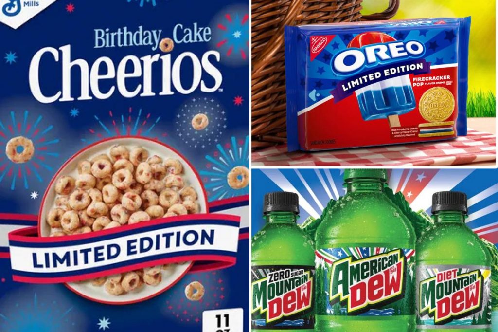 Cheerios, Oreo, Mountain Dew roll out patriotic products for America's 250th