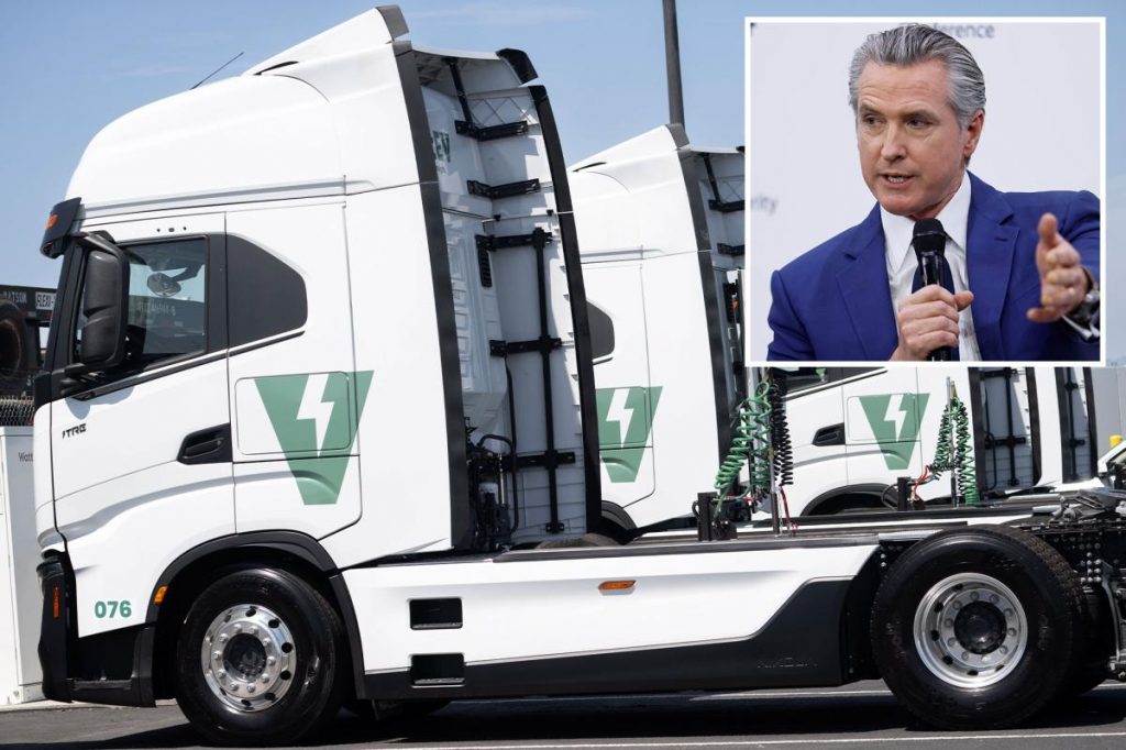 Critics howl as Gavin Newsom gifts $1B subsidy for EV trucks Critics howl as Gavin Newsom gifts $1B subsidy for EV trucks