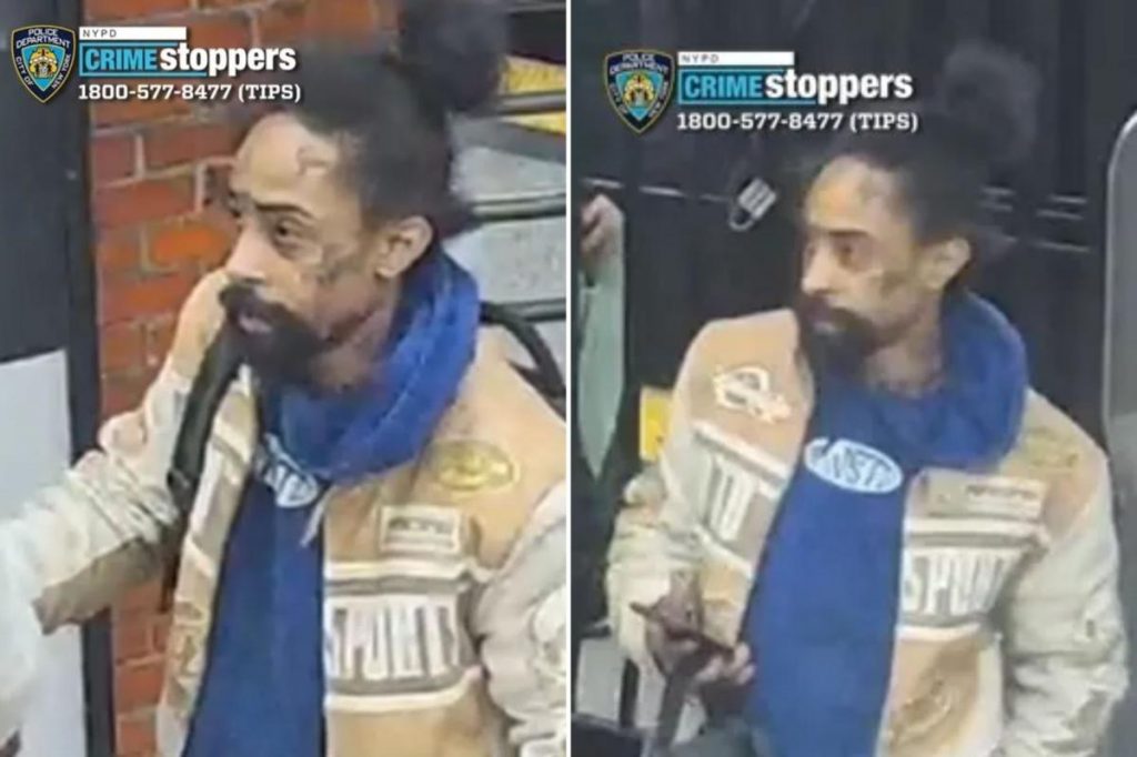 Face-tatted, pony-tailed nut slashes NYC straphanger: cops