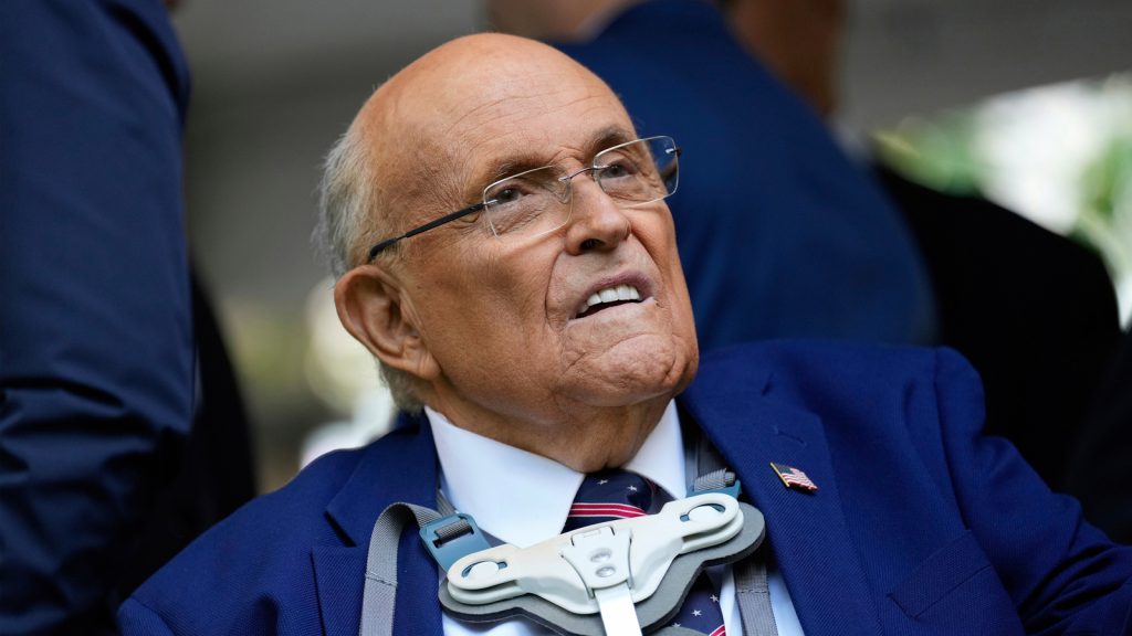 Former NYC Mayor Rudy Giuliani hospitalized in critical condition, spokesman says