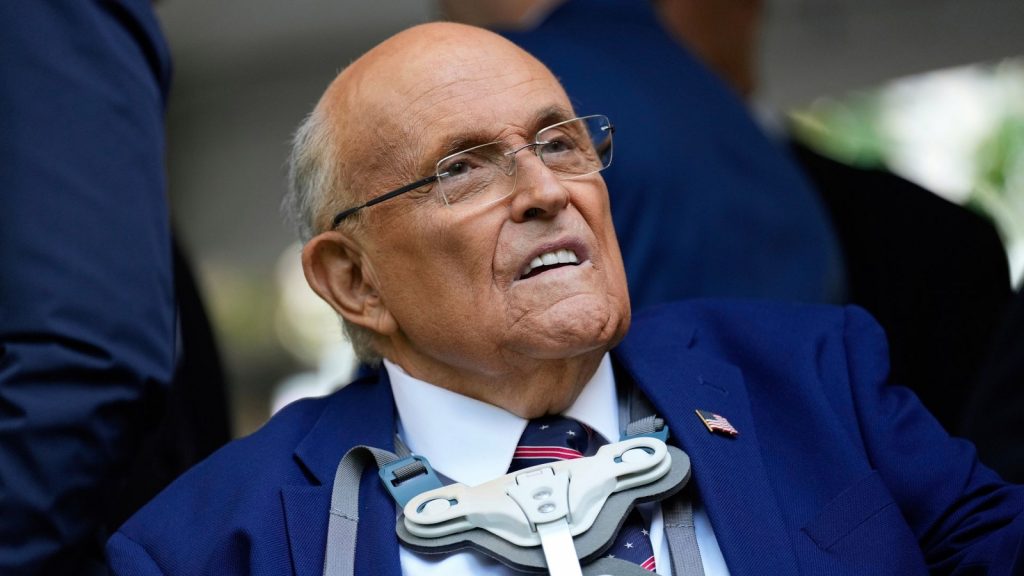 Former NYC Mayor Rudy Giuliani remains hospitalized but out of ICU as he recovers from pneumonia, spokesman says