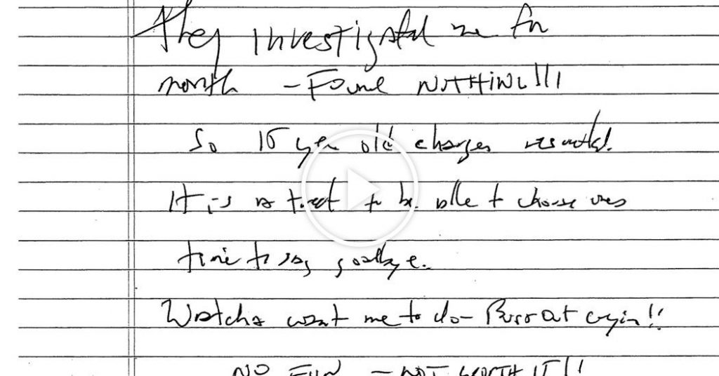 Judge Releases Suicide Note Said to Be Epstein’s