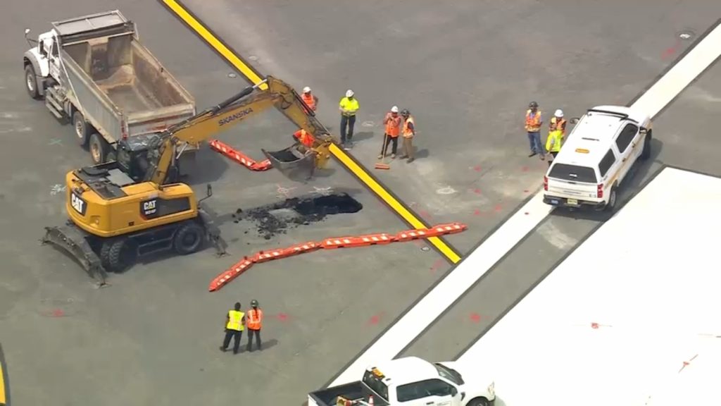 LGA delays and cancellations: Sinkhole shuts down one of LaGuardia Airport's runways