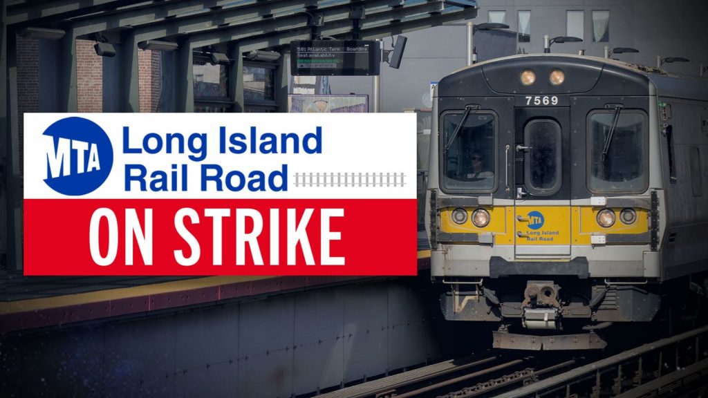 LIRR workers go on strike, halting busiest US commuter rail system