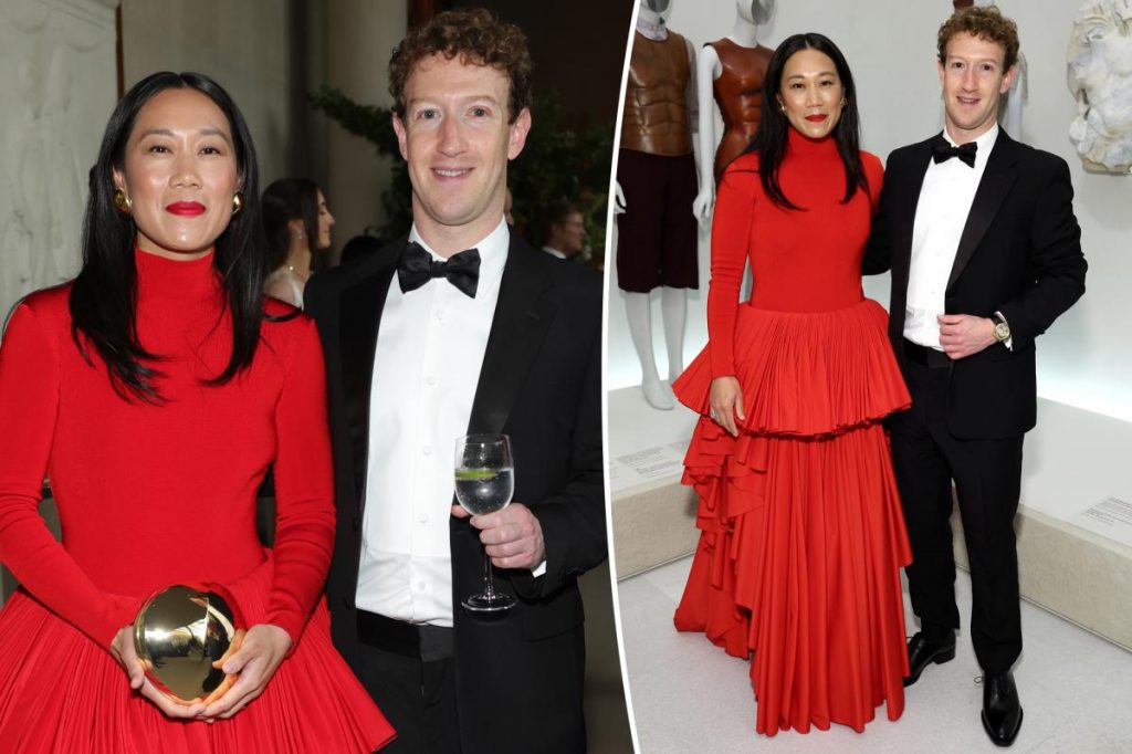 Mark Zuckerberg and wife Priscilla Chan make Met Gala debut