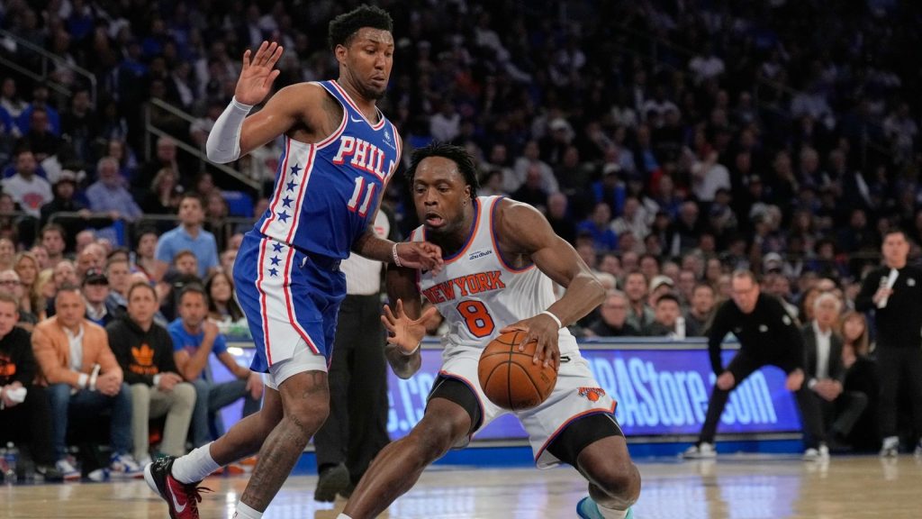 NBA Playoffs 2026: Knicks up 3-0 in series after 108-94 win against Sixers in Eastern Conference semifinals