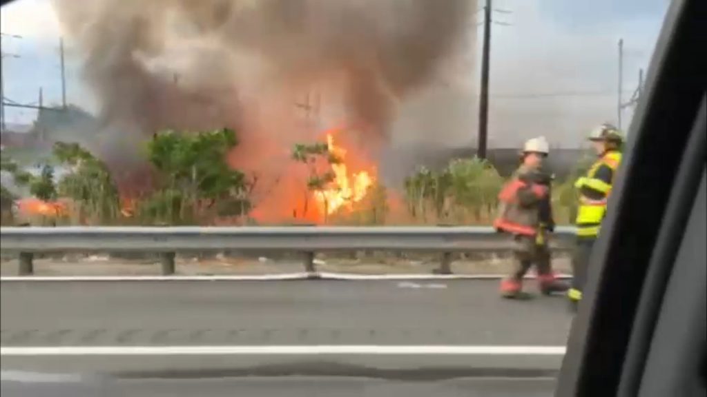 NJ Transit rail service in and out of Penn Station New York resumes with delays after brush fire near Hudson River tunnel