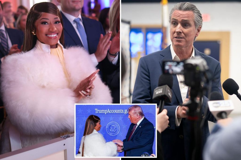 Nicki Minaj credits Gavin Newsom for tilting her toward Trump after gov. 'completely ignored me'