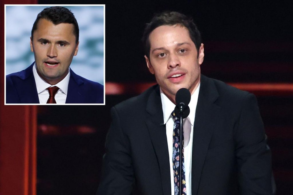 Pete Davidson drops Charlie Kirk joke at Kevin Hart roast Pete Davidson drops Charlie Kirk joke at Kevin Hart roast