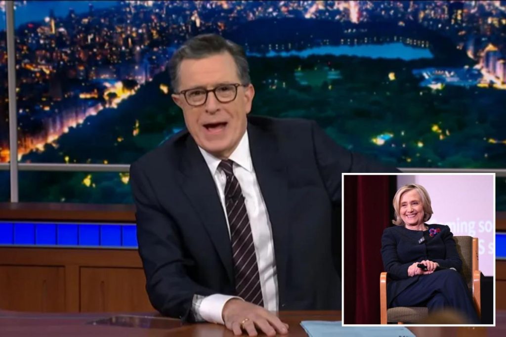 Stephen Colbert reveals unaired ‘Late Show’ Hillary Clinton graphic that never aired Stephen Colbert reveals unaired 'Late Show' Hillary Clinton graphic that never aired