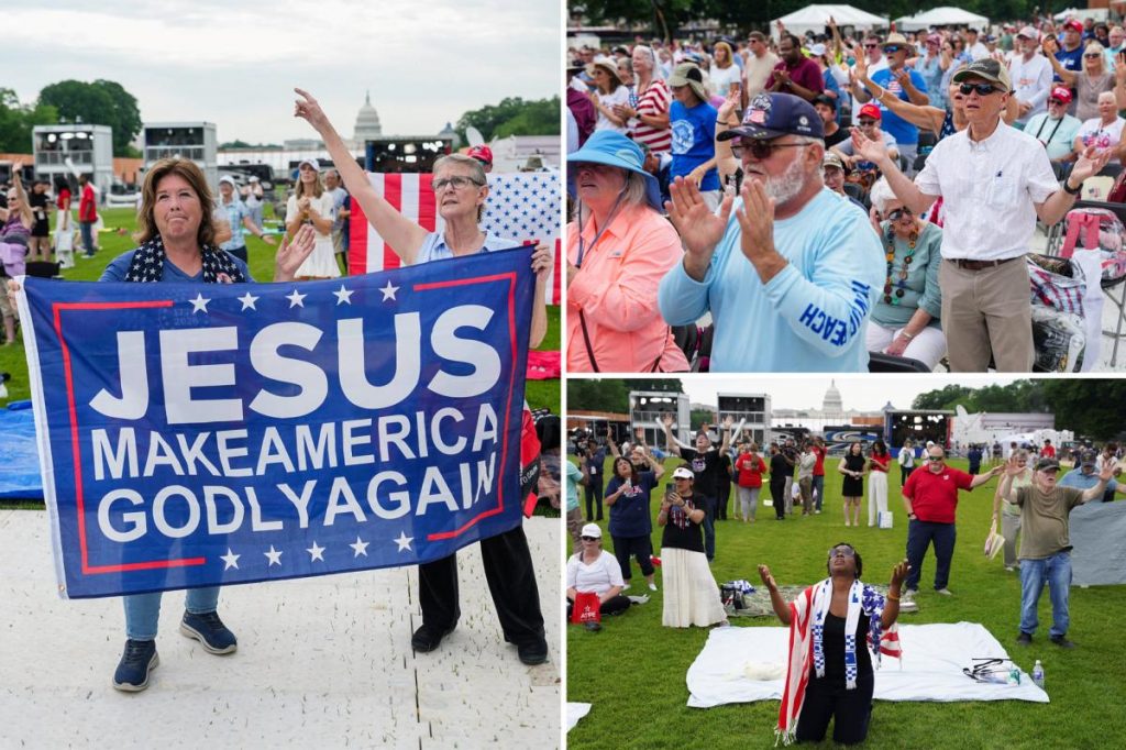 Thousands converge on National Mall for religious festival Thousands converge on National Mall for religious festival