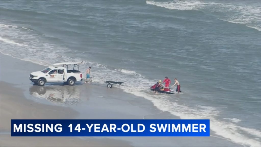 14-year-old swimmer goes missing during class trip to Wildwood, New Jersey 14-year-old swimmer goes missing during class trip to Wildwood, New Jersey
