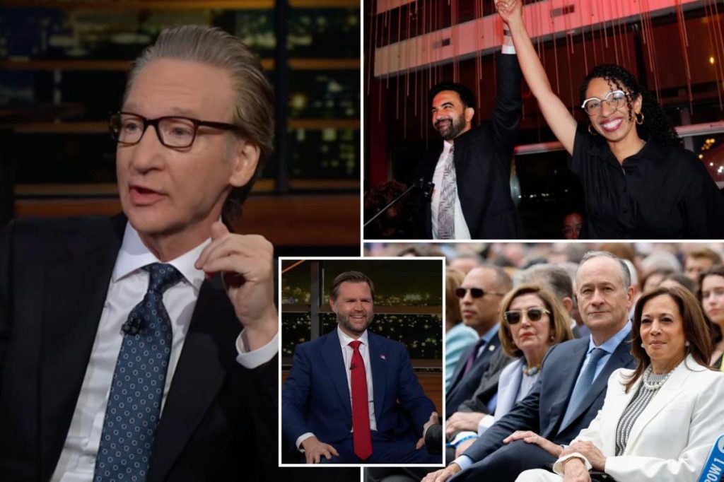 Bill Maher tells Vance his 2028 vote is 'in play' as he rips key Dems for refusing to appear on his show