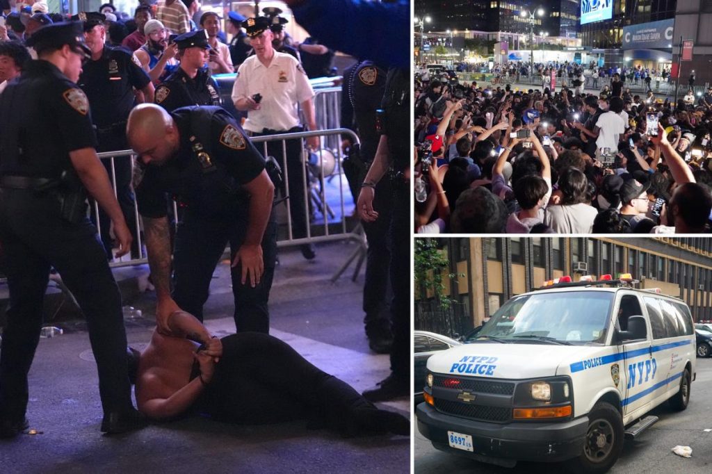 Cop left with ‘bloody gash’ at MSG Knicks watch party Cop left with 'bloody gash' at MSG Knicks watch party