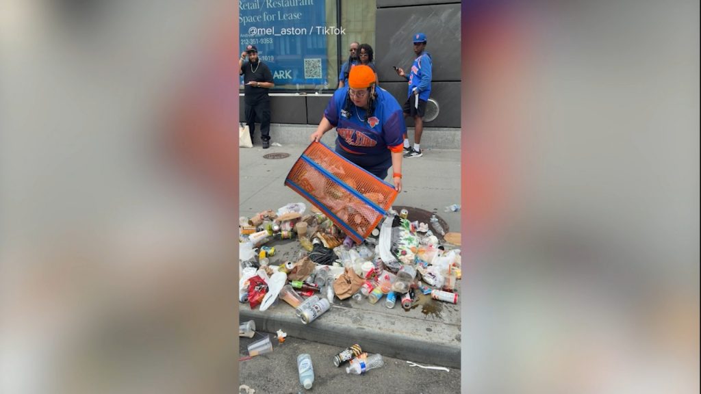 Knicks parade attendee fired after stealing a limited-edition trash can