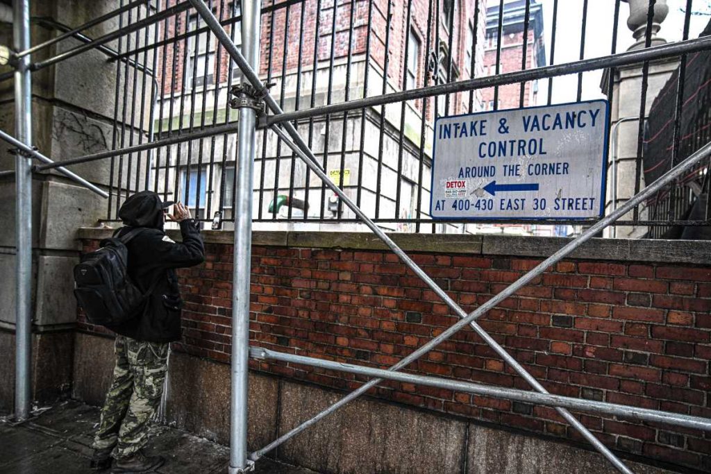 NYC sued by man who had Bellevue homeless shelter ceiling fall on him as legal struggle over intake center in East Village continues