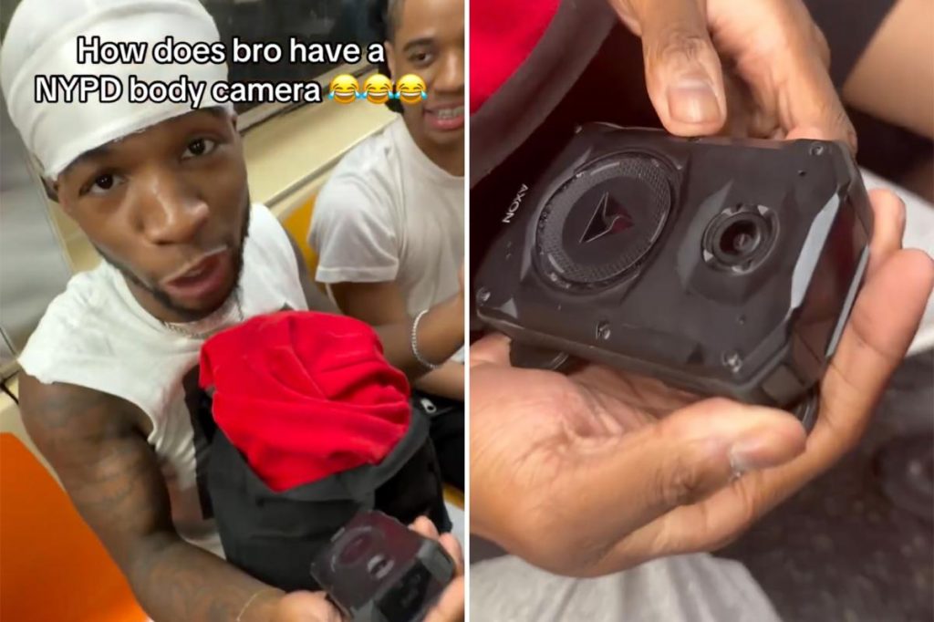 NYPD probing whether body cam flaunted on NYC subway video is one of theirs NYPD probing whether body cam flaunted on NYC subway video is one of theirs